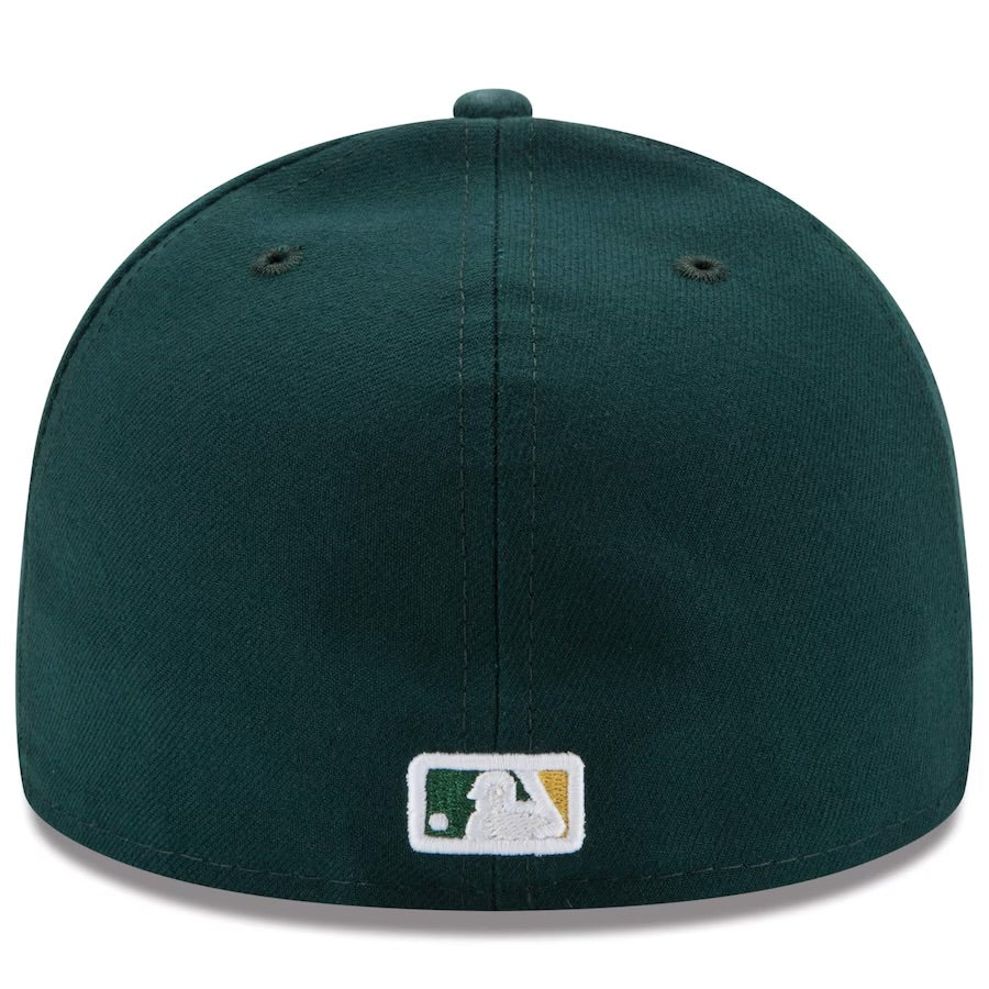 Men's Oakland Athletics New Era Green Road Authentic Collection On Field 59FIFTY Performance Fitted Hat