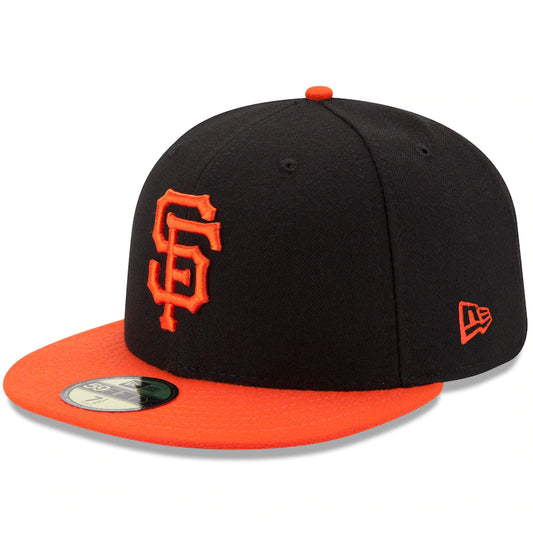 Men's San Francisco Giants New Era Black/Orange Authentic Collection On-Field 59FIFTY Fitted Hat